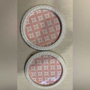 White Patterned Frames